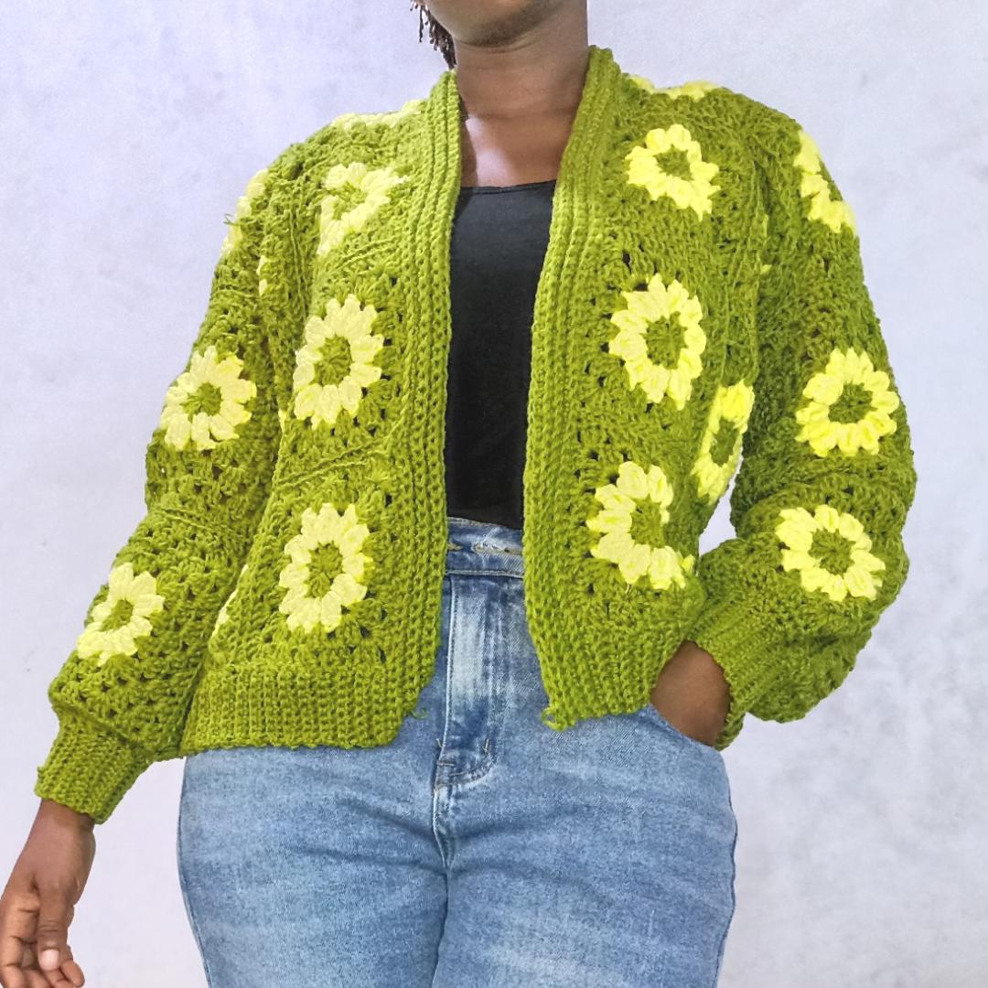 Daisy Granny Square Cardigan