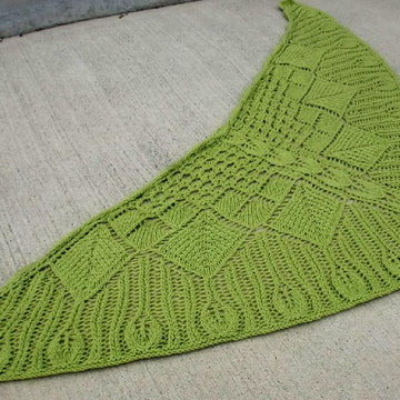 Darling Buds shoulder shawl