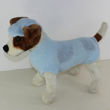 Small Dog 4 Ply Coat & Peak Cap