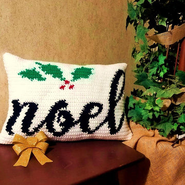 Noel (Holly) Pillow
