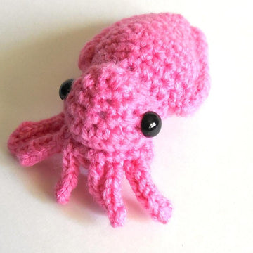 Mini Cuttlefish Amigurumi Plush Toy