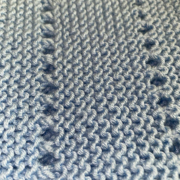 Corner 2 Corner Eyelet Baby Blanket