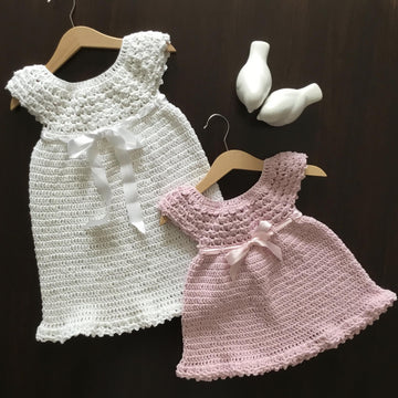 Pearl Baby Girl Dress & Bolero Cardigan Set N 604