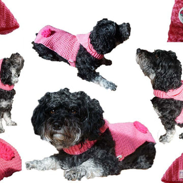 Häkelanleitung Hundemantel mit niedlicher Kapuze