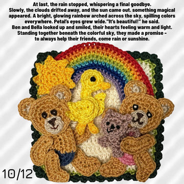 Granny Square Bear 10 Crochet