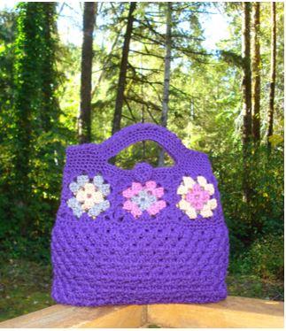 Granny Square Clutch Bag - PA-230