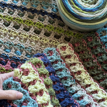 Water Garden Afghan