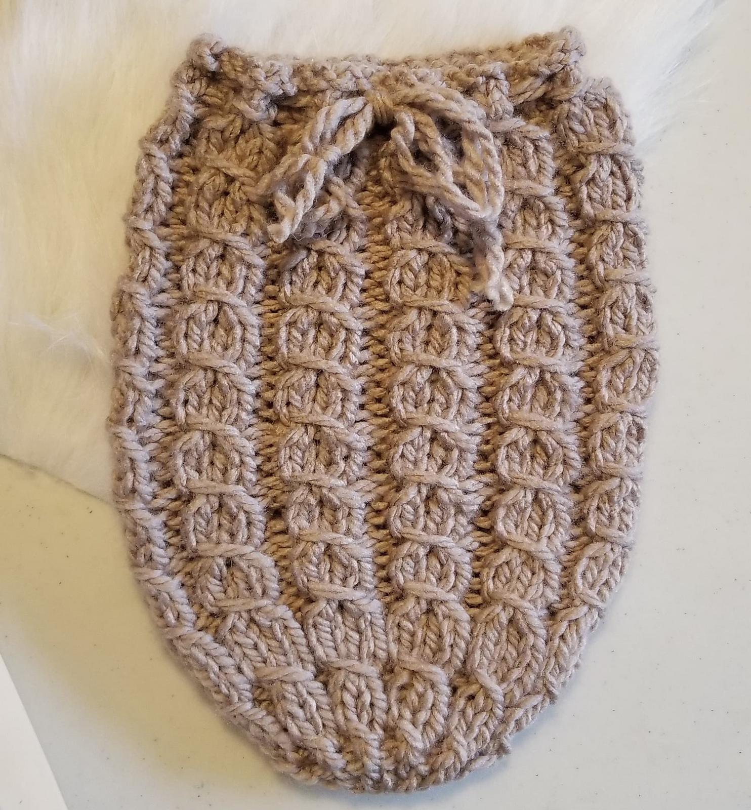 Faux Cables Snuggle Sack