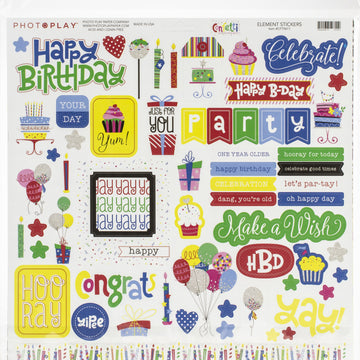 Photoplay Paper PhotoPlay Collection Pack 12"X12" - Confetti
