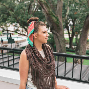 Boho Fringe Cowl