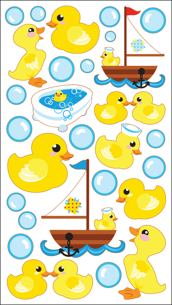 Sticko Dimensional Stickers - Rubber Duckies