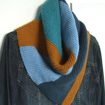 Color Block Bandana Cowl