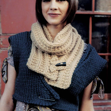 Vaniila Scarf in Rowan Big Wool - Downloadable PDF
