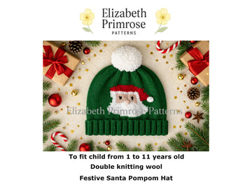 Father Christmas Festive Pompom Hat P147