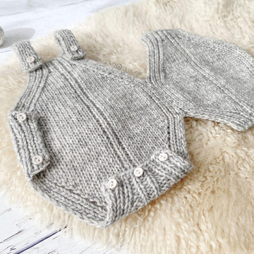 12-24 months - TWISTY Baby Knitted Romper Pattern
