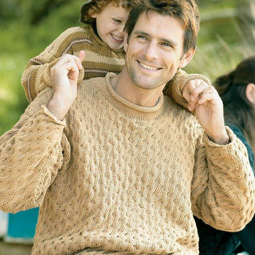 Classic Wavy Cable Sweater