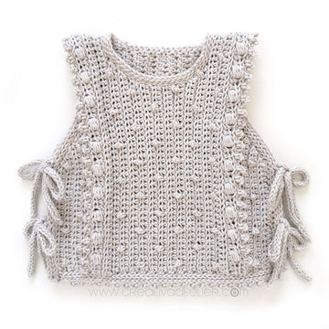 4-6 years – PICOTS Crochet Vest Pattern