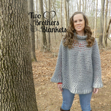 Paisley Poncho Sweater