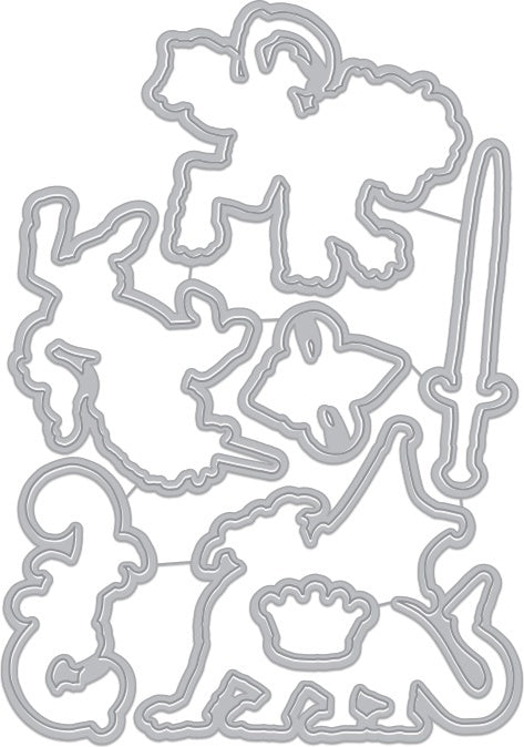 Hero Arts Frame Cut Dies - Majestic Beasts