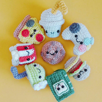 8 accessories amigurumis