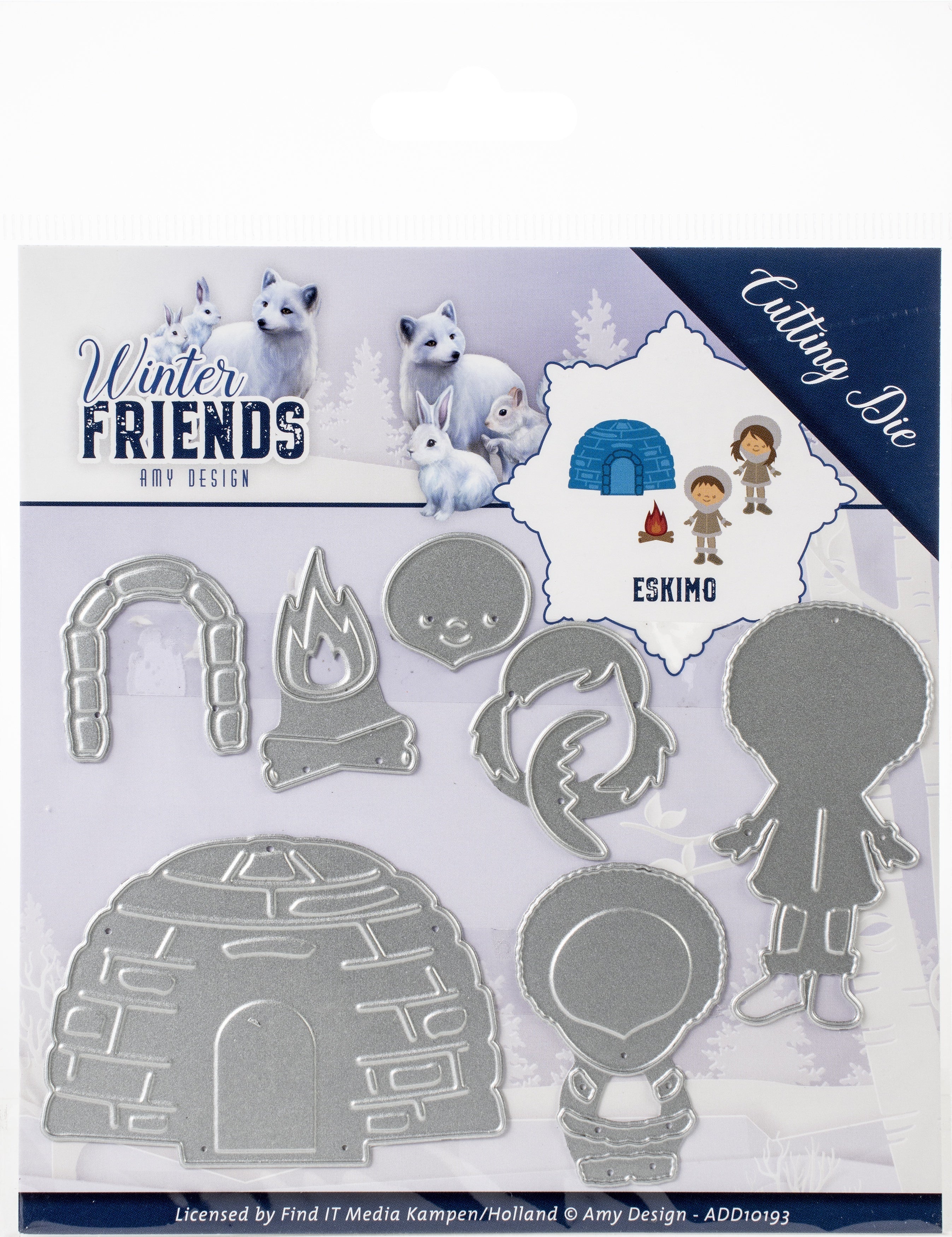 Find It Trading Amy Design Die - Eskimo, Winter Friends