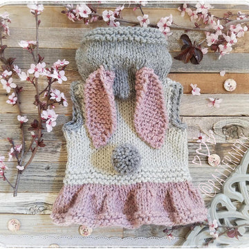 Bunny hooded vest