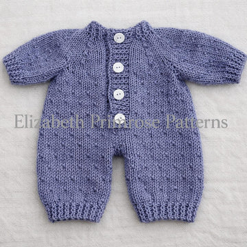 Dewdrop Bodysuit & Hat Knitting Pattern for Dolls 33–53cm | DK | P125 | Elizabeth Primrose Patterns