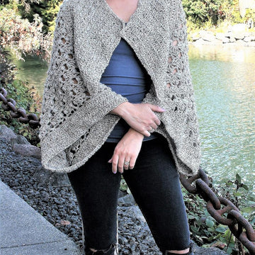 Tweedy Origami Cardi