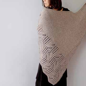 Ashley triangular shawl