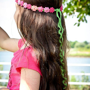 Summer Girl - crocheted headband