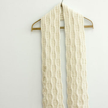 Wavy Rib Hat and Scarf Set