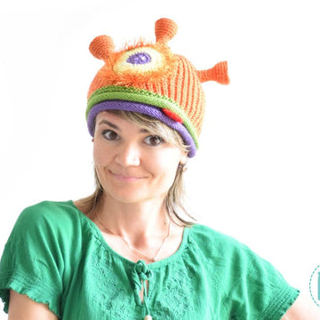 Plutonian Paul Alien Beanie Hat