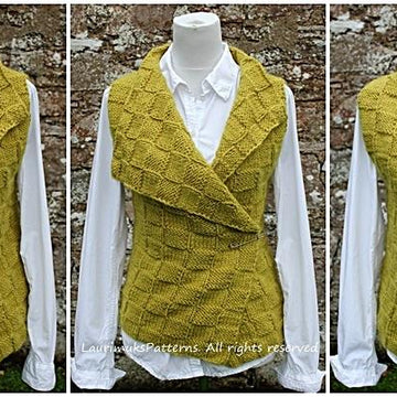 Sorbet wrap / sleeveless jacket