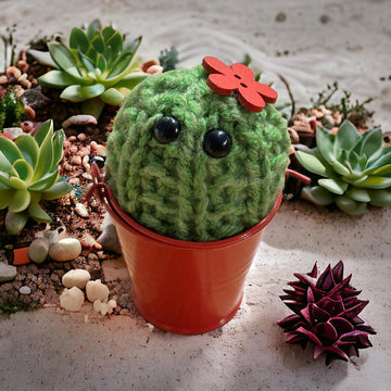 Flora - Cute Cactus Knitting Pattern - PDF