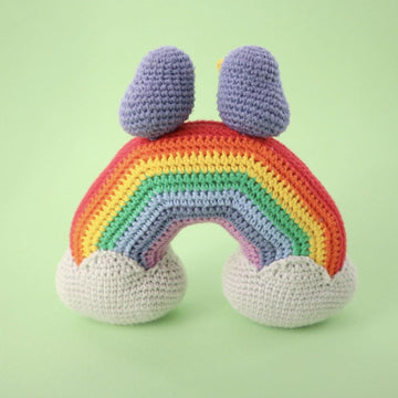 Rainbow and Lovebirds Amigurumi