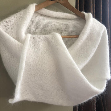 Airy Cashmere Scarf-fine fiber care