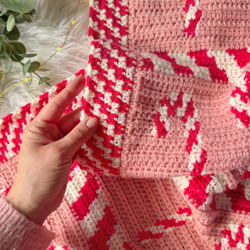 Candy Cane Lane Blanket