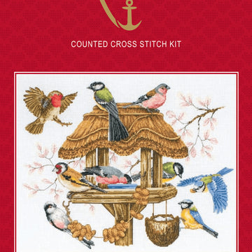 Anchor Bird Table Cross Stitch Kit