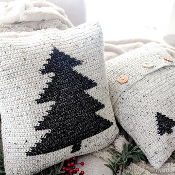 Xmas Tree Pillow Cover
