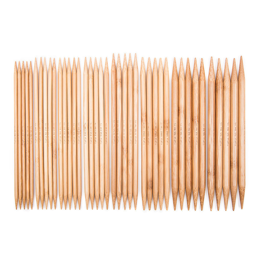 HiyaHiya Bamboo Double Pointed Needles 8" 20cm (Set of 5)