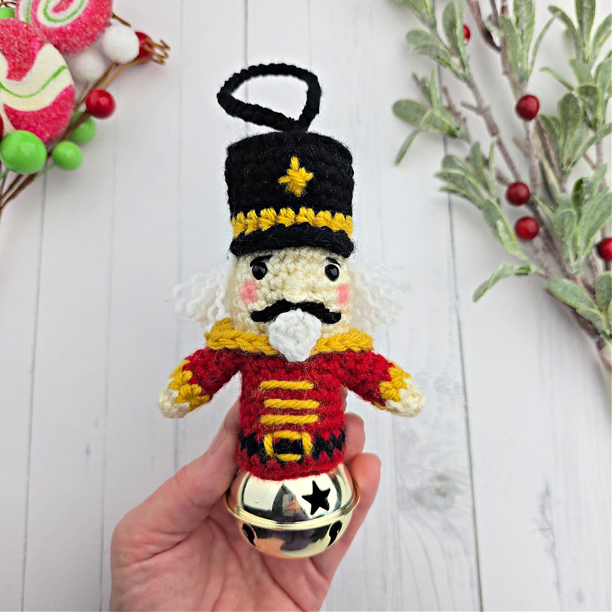 Nutcracker Jingle Bell Ornament