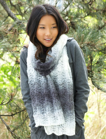 Lofty Ripple Scarf in Patons Lace