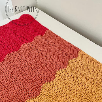 Rainbow Wave Baby Blanket