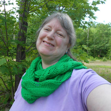 Leaning Leaf Infinity Scarf