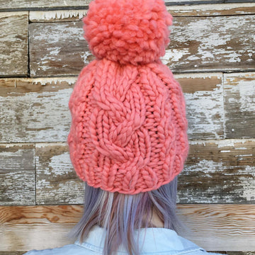 Pomtastic Cabled Hat