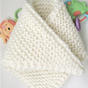Baby Blanket. Super Chunky Knitting Pattern