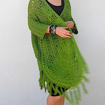Duchess Shawl With Sleeves