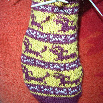 Dachshound sock pattern