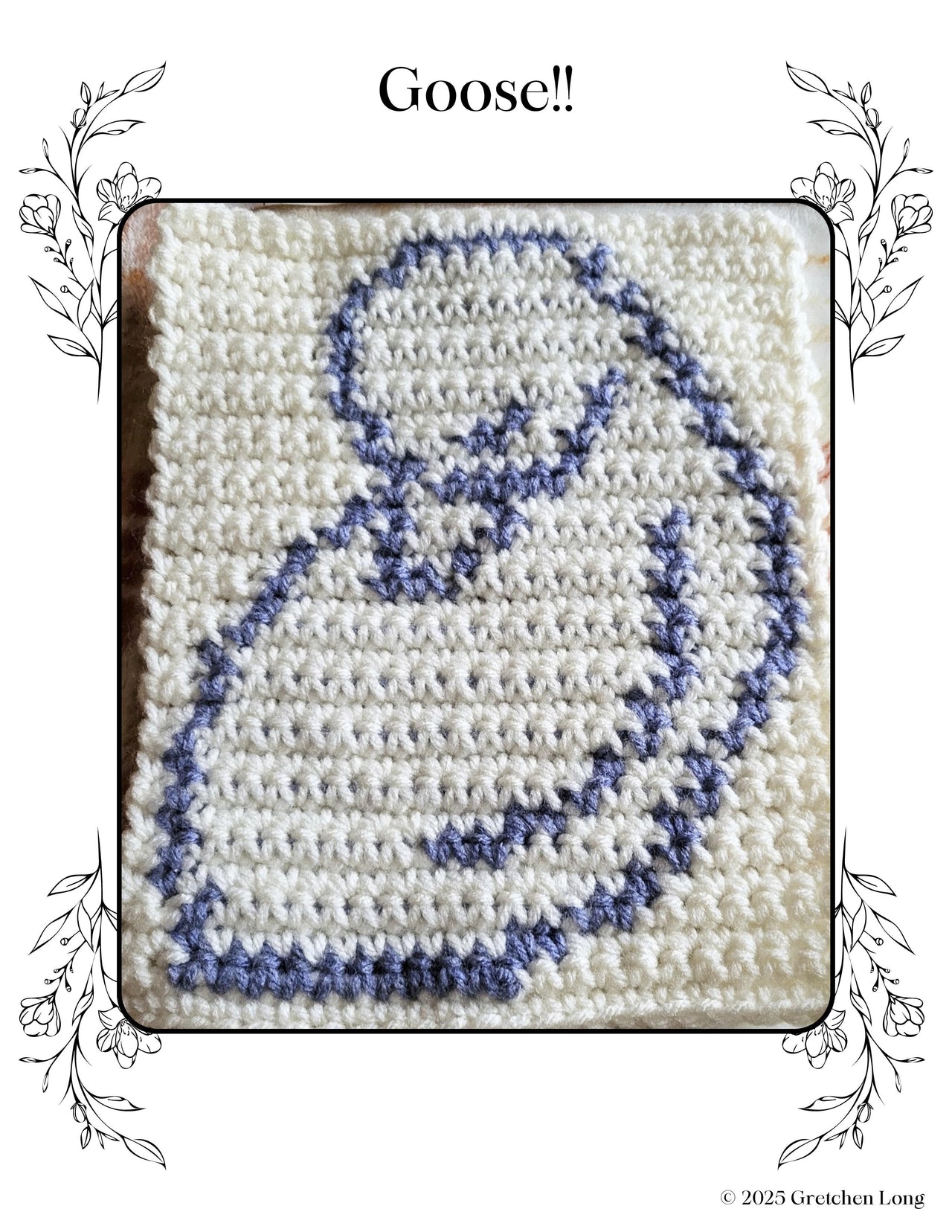 Goose/Duck Crochet Tapestry Pattern