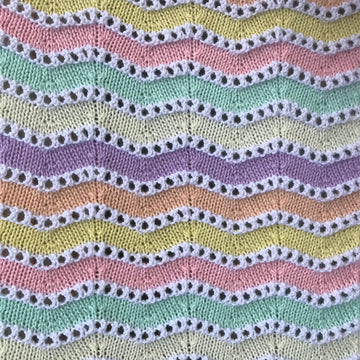 Ice Cream Sundae Ripple Baby Blanket
